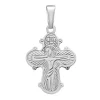 Nordahl - Sølv Dagmarkors med blank bagside, 24x17mm - 29250250900