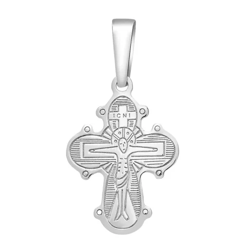 Nordahl - Sølv dagmarkors med blank bagside, 18x14mm - 29250240900