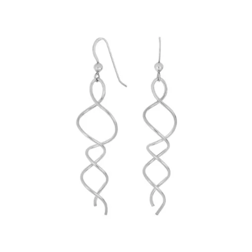 Nordahl - Sølv øreringe med spiral - 30260010900