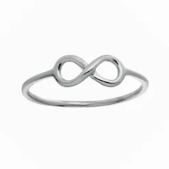 Nordahl - Sølv ring med uendeligheds tegn - 102521509