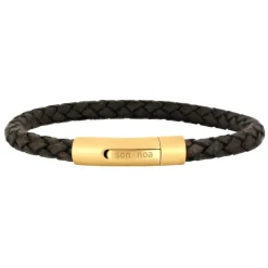 Nordahl - Son of NOA herrearmbånd i brunt læder - 809702292