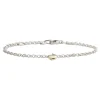 Nordahl -Sølv barne armbånd med guld hjerte - 80825010900