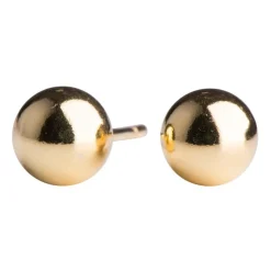 Nordahl-Forgyldt kugle øreringe 6mm - 30252565900