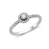 Nuran - Sofia ring i 14kt. hvidguld med 0,25 ct. diamant - L1812HG
