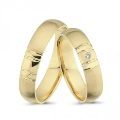 Nuran vielsesringe 14 karat - A3825