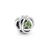 Pandora - August charm med grøn fødselssten - 790065c03