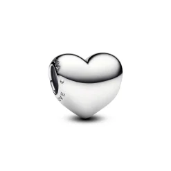 Pandora - Be Love hjerte i sølv til gravering - 793439c00