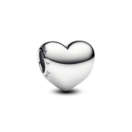 Pandora - Be Love hjerte i sølv til gravering - 793439c00