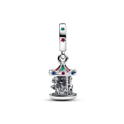 Pandora - Bevægelig karussel charm i sølv - 793586c01