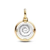 Pandora - Bi Medaljon vedhæng med forgyld og sølv - 763417c01