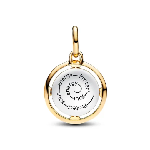 Pandora - Bi Medaljon vedhæng med forgyld og sølv - 763417c01