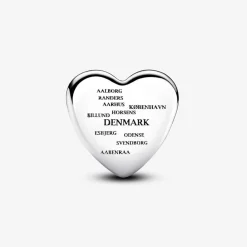Pandora - Danmark charm flag og bynavne - 792015c00