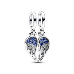 Pandora - Delbare engle charms med zirkonia - 792821c01