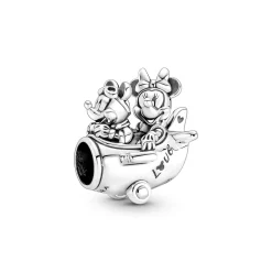 Pandora - Disney Charm med Mickey og Minni på flyve tur - 790108c00