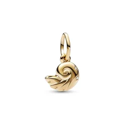 Pandora - Disney, den lille havfrue muslinge charm i forgyldt - 762685c01