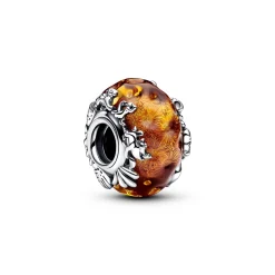 Pandora - Disney Løvernes Konge brunt glas charm med sølv - 793252c00