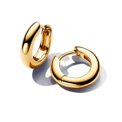 Pandora - Essence klik creoler i guldbelagt, 15mm - 263320c00