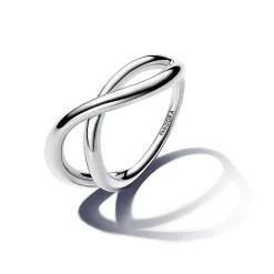 Pandora - Essence sølv ring med snoning - 193318c00