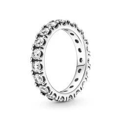 Pandora - Eternity sølv ring med funklende sten - 190050C01