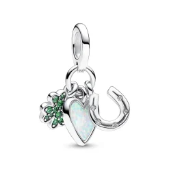 Pandora - Firkløver, hjerte og hestsko charm - 792755c01