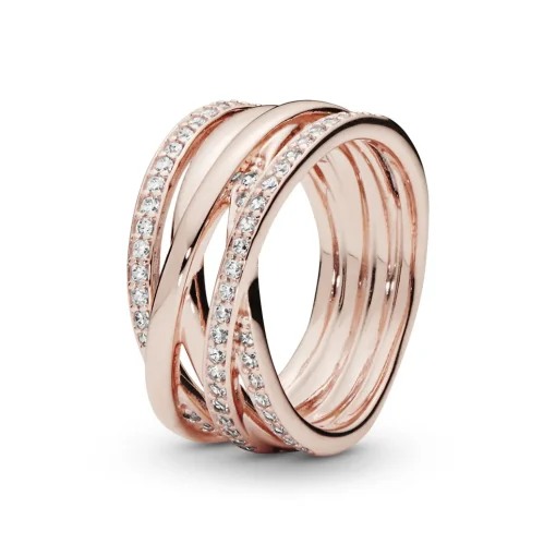 Pandora - Funklende cocktail ring - 180919CZ