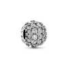 Pandora - Funklende rund pavé charm - 792630c01