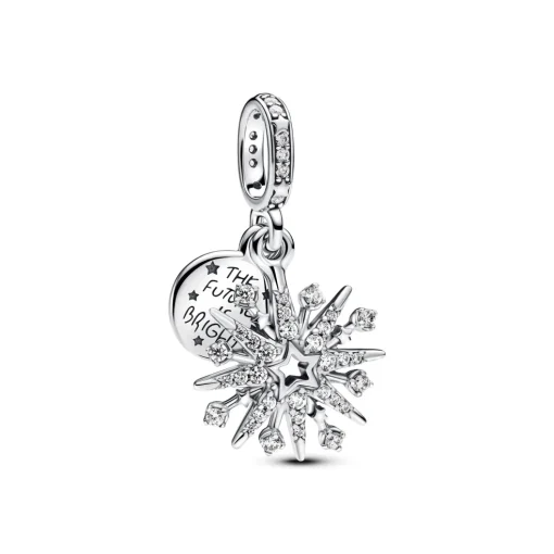 Pandora - Fyrværkeri charm med stjerner - 793512c01