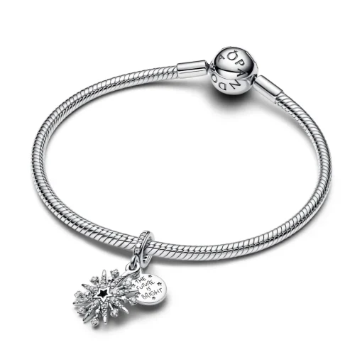 Pandora - Fyrværkeri charm med stjerner - 793512c01
