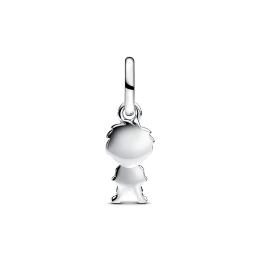 Pandora - Glad dreng med kærlighedshjerte charm - 763602c00