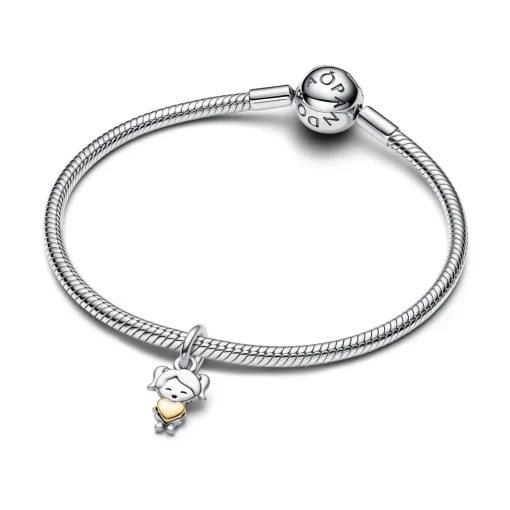 Pandora - Glad pige kærligheds charm - 763601c00