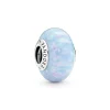 Pandora - Havblåt opal charm - 791691c01