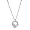 Pandora - Herbarium sølv halskæde med funklende zirkonia sten - 392620c01