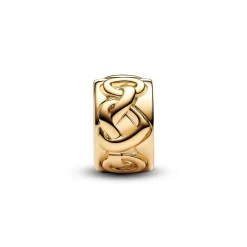 Pandora - Hjerteknude klemmeled i forgyldt til Moments armbånd - 768035c00