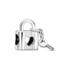 Pandora - Hængelås med hjerte charm - 790095C01