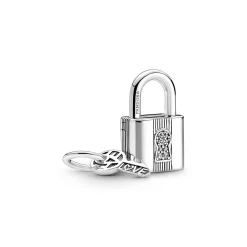 Pandora - Hængelås og nøgle charm - 790088C01