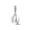 Pandora - Hvid rose charm i sølv - 793200c01