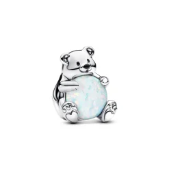 Pandora - Isbjørn charm i sølv - 793589c01