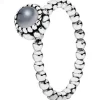 Pandora - Kuglering med månesten, Juni birthstone - 190854msg