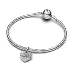 Pandora - Love hjertecharm til indgravering - 793604c01