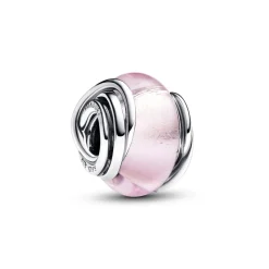 Pandora - Lyserødt murano glas charm - 793241c00