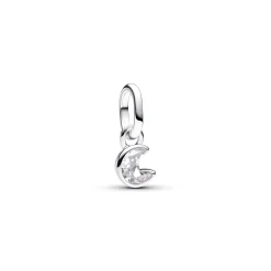Pandora - Me funklende måne charm med sten - 793364c01