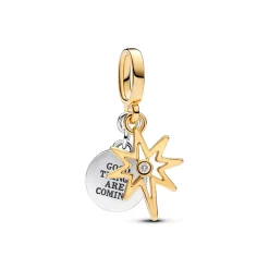 Pandora - Nordstjerne charm med Lab grown diamant - 763588c01