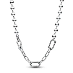 Pandora - Pandora ME sølv kugle og led halskæde - 392799c00-45