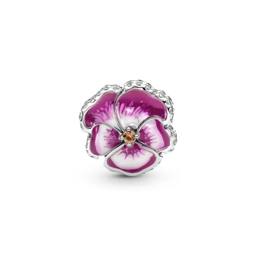 Pandora - Pink Stedmoderblomst charm - 790777c01