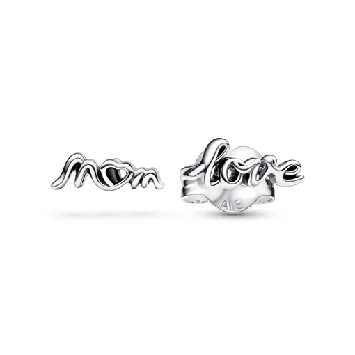 Pandora - "Mom and love" sølv ørestikker - 292669c00