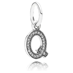 Pandora - "Q" charm - 791329cz