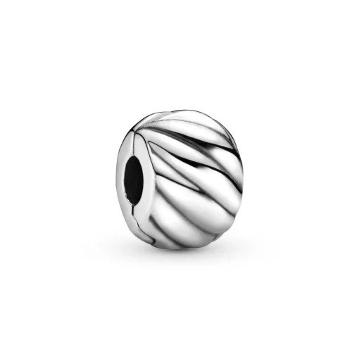 Pandora - Rillet klemmeled i sølv - 791752
