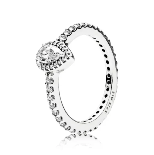 Pandora - Ring i sølv med zirkoner - 196254cz