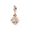 Pandora - Rosa forgyldt fødselsdagsgave charm - 782591c01