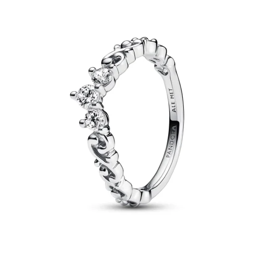 Pandora - Royal Tiara ring i sølv med - 192232c01